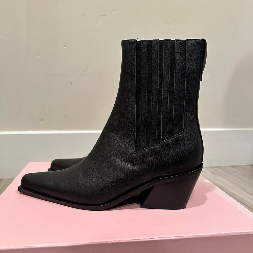 INTENTIONALLY BLANK Black Ankle Boots